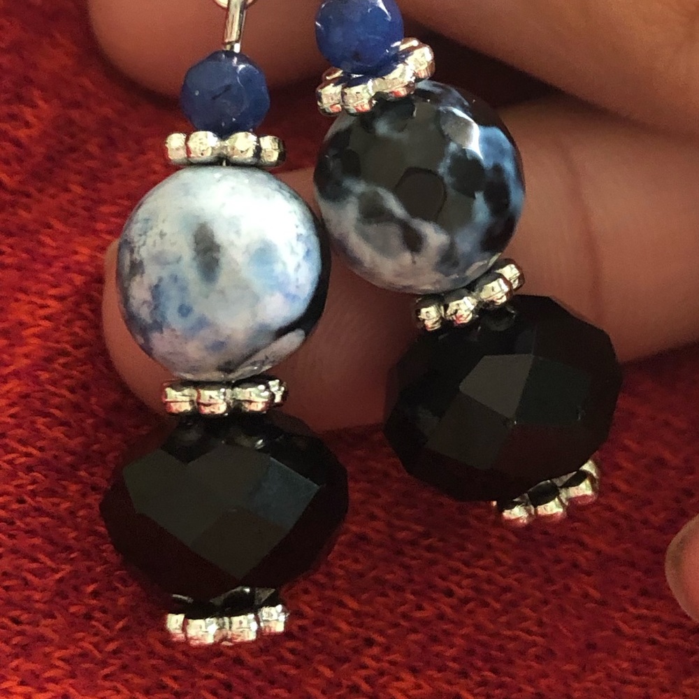 🛍NWOT Natural Stone Earrings - Picture 2 of 4